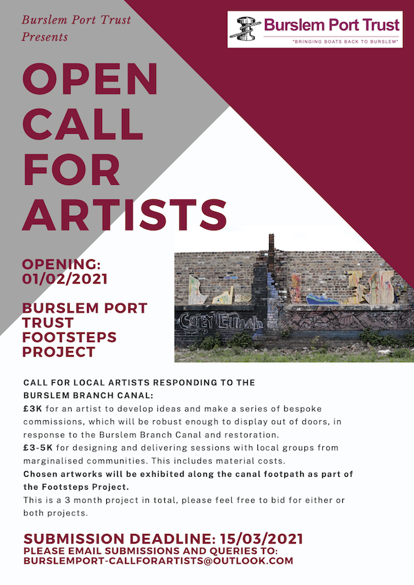 Call for artists poster