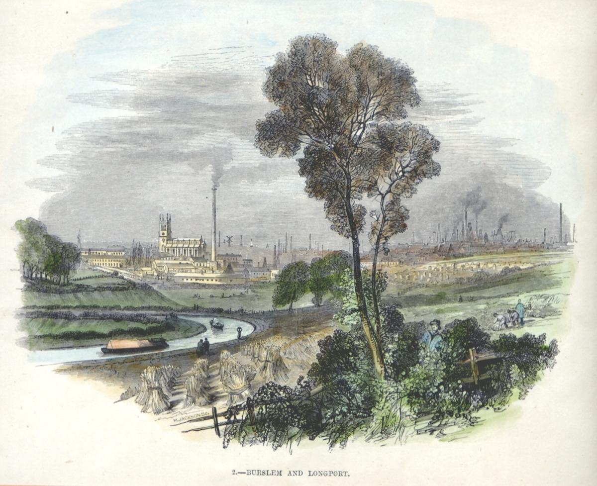 Early print of the Trent & Mersey Canal